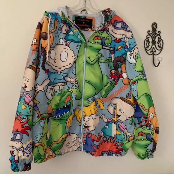 Members Only x Nickelodeon Rugrats Hooded Jacket Sz L - Picture 5 of 6